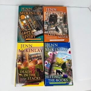 Jenn McKinlay Library Lover's Mystery 4 Hardcover Book Lot First Editions